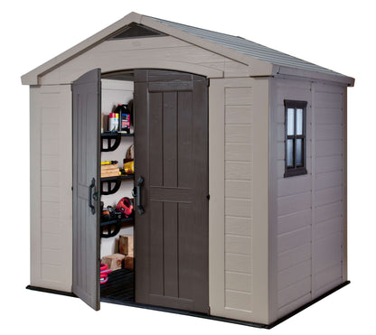 Keter Factor 8 x 6 Garden Shed (2.6 x 1.8m)