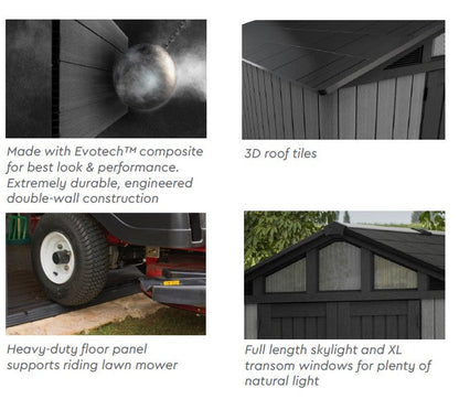 Keter Stronghold Shed 10 x 8 (3 x 2.4m)