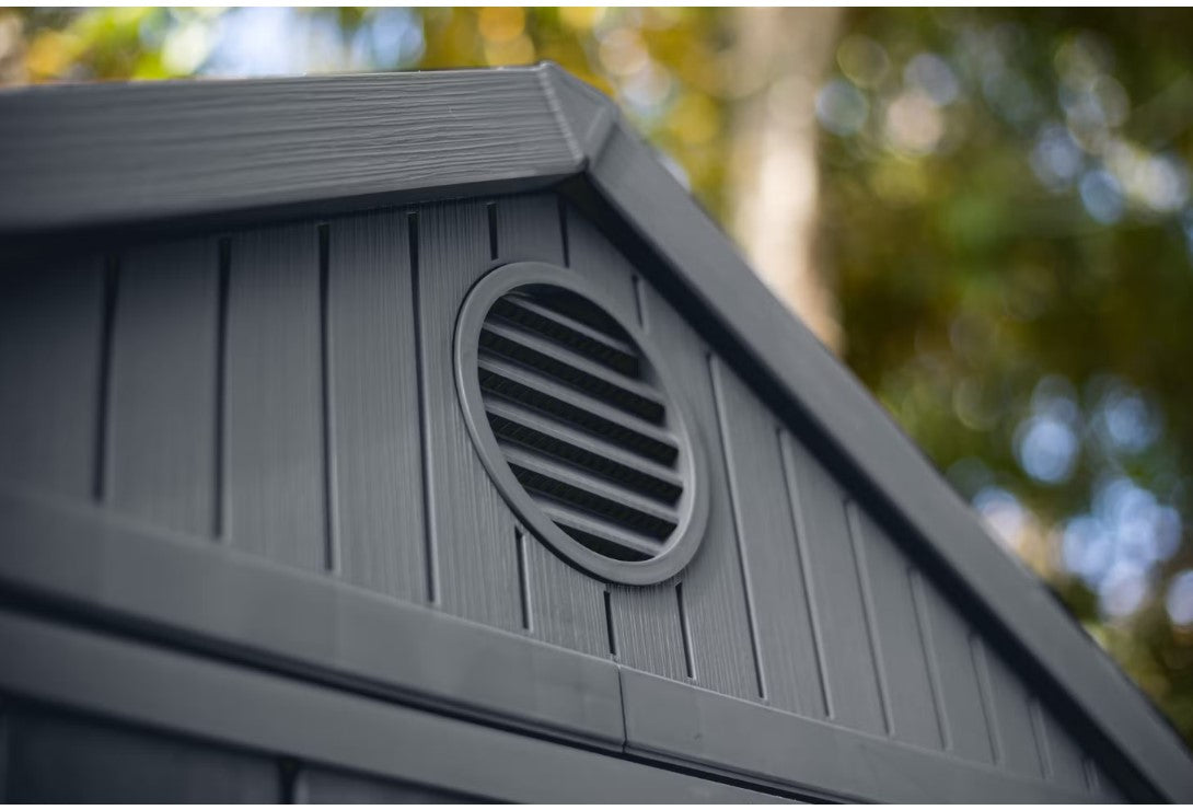 Keter Darwin 6x4 Garden Shed - Grey (1.9 x 1.2m)