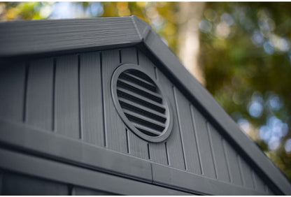 Keter Darwin 6x4 Garden Shed - Grey (1.9 x 1.2m)