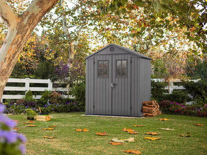 Keter Darwin 6x4 Garden Shed - Grey (1.9 x 1.2m)