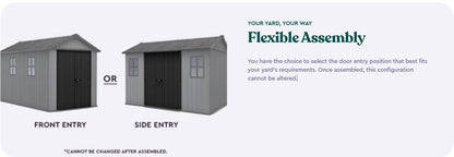 Keter Newton Plus Shed 7.5x13 (2.3 x 4.1m)