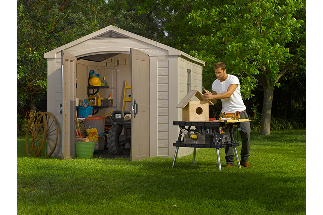 Keter Factor 8 x 11  Garden Shed (2.6 x 3.3m)