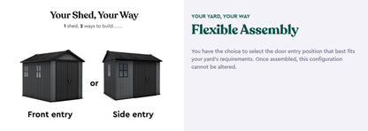 Keter Newton Plus Shed 7.5x9 (2.3 x 2.9m)